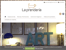 Tablet Screenshot of laprenderiazaragoza.com